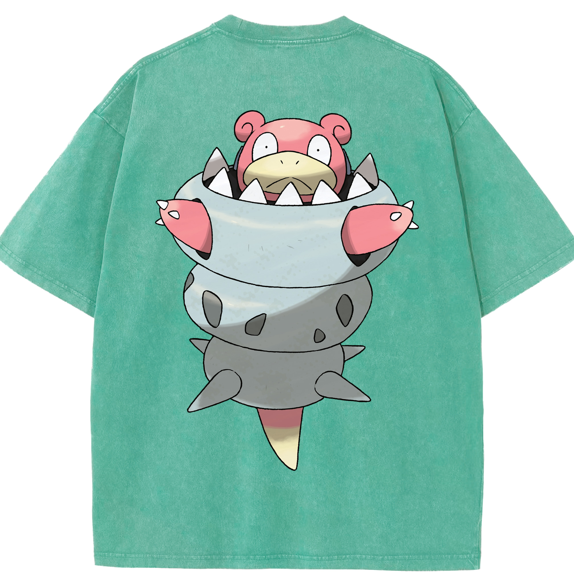 （画像用） ポケットモンスター Pokémon 綿100% ヴィンテージ風 半袖Tシャツ（背面プリント）